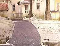 Long Road Home Painting by Eddie Flotte: Long Road Home