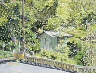 Maliko Bridge Painting by Eddie Flotte: Maliko Bridge