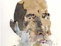 Man with a Beard Painting by Eddie Flotte: Man with a Beard