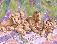 Marianna's Quilt Painting by Eddie Flotte: Marianna's Quilt
