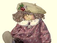 Michelle's Rag Doll Painting by Eddie Flotte: Michelle's Rag Doll