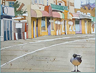 Misty Blue Painting by Eddie Flotte: Misty Blue