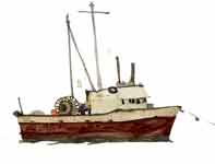 Monterey Bay Painting by Eddie Flotte: Monterey Bay