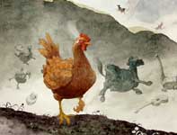 Morning Commute to Consciousness Painting by Eddie Flotte: Morning Commute to Consciousness