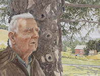 Mr Kuerner Remembers Painting by Eddie Flotte: Mr Kuerner Remembers
