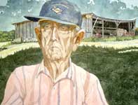 Mr Kuerner The Day The Earth Shook Painting by Eddie Flotte: Mr Kuerner The Day The Earth Shook