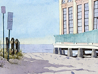 Music Pier Painting by Eddie Flotte: Music Pier