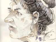My Cousin Phoebe Painting by Eddie Flotte: My Cousin Phoebe