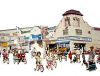 Ocean City Boardwalk Painting by Eddie Flotte: Ocean City Boardwalk