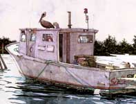 Old Salt Painting by Eddie Flotte: Old Salt