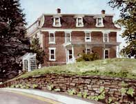 Ott Family Home Painting by Eddie Flotte: Ott Family Home