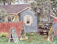 Our House Painting by Eddie Flotte: Our House