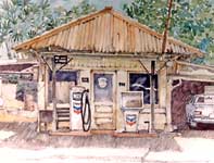 Paia Chevron Painting by Eddie Flotte: Paia Chevron