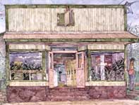 Paia Wash House Painting by Eddie Flotte: Paia Wash House