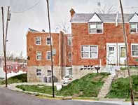 Park Avenue Ambler Painting by Eddie Flotte: Park Avenue Ambler