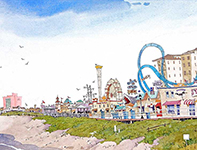 Pirates' Cove Painting by Eddie Flotte: Pirates' Cove
