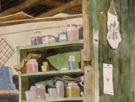Pottery and Prosperity Painting by Eddie Flotte: Pottery and Prosperity