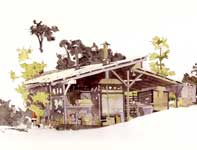 Pottery Kiln Painting by Eddie Flotte: Pottery Kiln