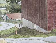 Quickly Through The Mist Painting by Eddie Flotte: Quickly Through The Mist