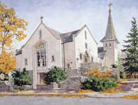 Saint Anthony's Ambler Painting by Eddie Flotte: Saint Anthony's Ambler