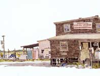 Skeet's Fishing and Crabbing Painting by Eddie Flotte: Skeet's Fishing and Crabbing