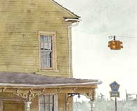 Skullville General Store Painting by Eddie Flotte: Skullville General Store