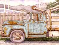 Painting by Eddie Flotte: Smokey