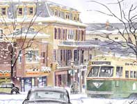 Snow Day Painting by Eddie Flotte: Snow Day