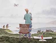 Soar Sports Painting by Eddie Flotte: Soar Sports