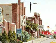Sons of Italy Ambler Painting by Eddie Flotte: Sons of Italy Ambler