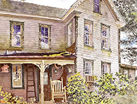 Spelling Scullville Painting by Eddie Flotte: Spelling Scullville