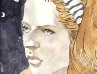 Strawberry Blonde Painting by Eddie Flotte: Strawberry Blonde