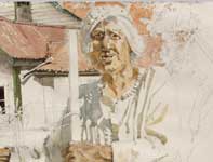 The Gatekeeper Painting by Eddie Flotte: The Gatekeeper