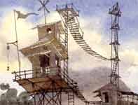 The Launch Pad Painting by Eddie Flotte: The Launch Pad