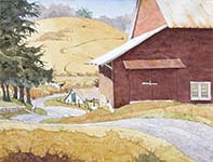 The Tracks of Mr. Kuerner Painting by Eddie Flotte: The Tracks of Mr. Kuerner