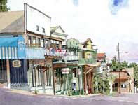 Vineyard Street Painting by Eddie Flotte: Vineyard Street