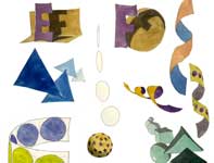 Volume Ellipse Depth Pattern Painting by Eddie Flotte: Volume Ellipse Depth Pattern