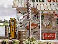 Painting by Eddie Flotte: WVLG Radio
